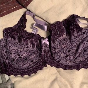 Full coverage lace bra